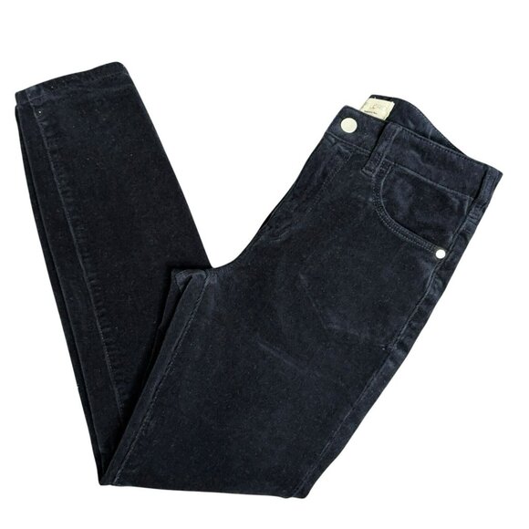 Pilcro And The Letterpress High Rise Skinny Corduroy Pants Women's Size 27 Black - Picture 7 of 12